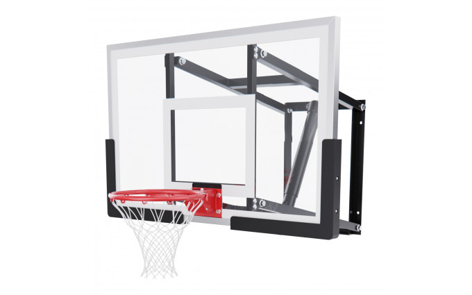 Баскетбольный щит DFC со съёмным регулятором высоты, стекло 6 мм, 110 х 70 см