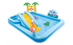 Детский надувной игровой центр Intex 257х126х84 см 3+ 57161 Детский надувной игровой центр Intex 257х126х84 см 3+ 57161